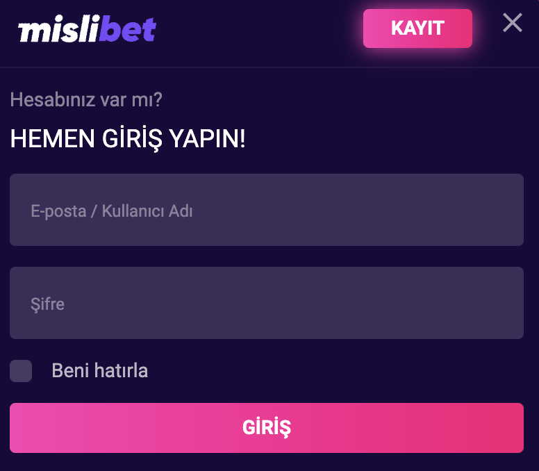Mislibet Giriş